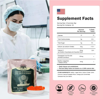 Vital Natural Nutrition Feminine pH Balance Gummies